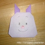 折り紙  【ディズニー】ピグレットの折り方