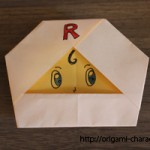 折り紙 【アンパンマン】ロールパンナちゃんの折り方